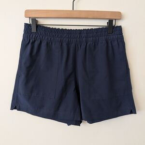 Faherty Womens Small Navy Blue Shorts Vacation Resortwear Beach Summer Casual